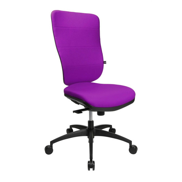 4014296734491 - Bürostuhl Soft Pro 100 NN400 T33 Stoff lila Gestell schwarz 4014296734491 - Bürostuhl Soft Pro 100 NN400 T33 Stoff lila Gestell schwarz