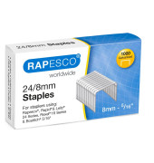 Heftklammern 24/8, 1456, Stahldraht verzinkt, Heftleistung 2-50 Blatt