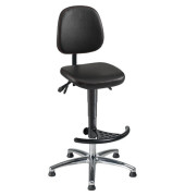 mey chair Arbeitsdrehstuhl WF-H-KL-FS3-ALU schwarz