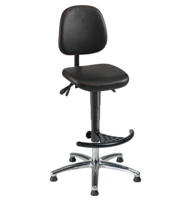 mey chair Arbeitsdrehstuhl WF-H-KL-FS3-ALU schwarz
