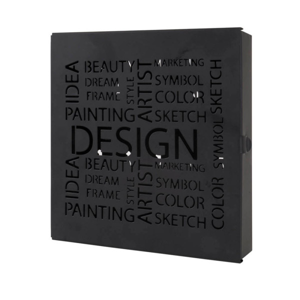 4001070445254 - HAKU Möbel Schlüsselkasten (BHT 22x24x5 cm) BHT 22x24x5 cm schwarz 4001070445254 - HAKU Möbel Schlüsselkasten (BHT 22x24x5 cm) BHT 22x24x5 cm schwarz
