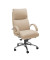 NOWY STYL Nadir Steel Chefsessel beige Kunstleder