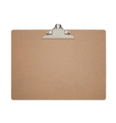 Klemmbrett MAULclassic 2392870, A3 quer, braun, Holz, inkl Aufhängeöse