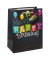 Geschenktasche 84014-6-SG Geburtstag Serie 1, Geburtstag, Kunststoffkordel mit Karte, HAPPY BIRTHDAY, 18cm x 23cm