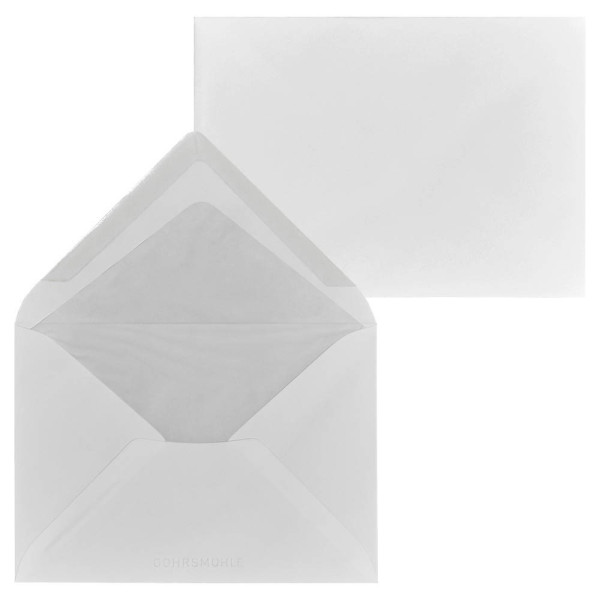 4044268002662 - Briefumschlag Gohrmühle 90023421 C6 ohne Fenster nassklebend 80g weiß 4044268002662 25 Stück