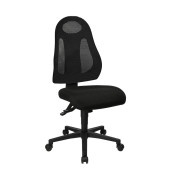 Bürostuhl Free Art, schwarz / schwarz, bis 110kg