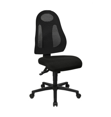 Bürostuhl Free Art, schwarz / schwarz, bis 110kg