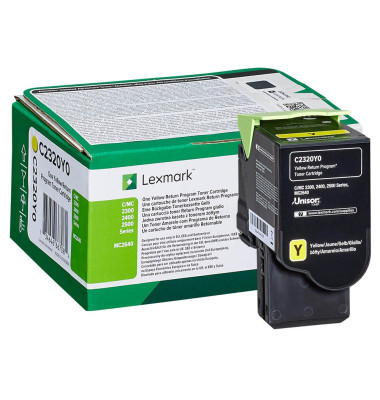 Lexmark C2320Y0 gelb Toner