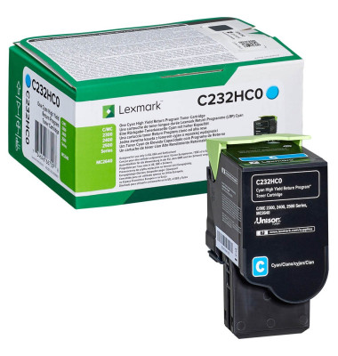 Lexmark C232HC0 cyan Toner