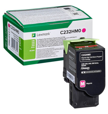 Lexmark C232HM0 magenta Toner