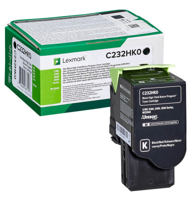 Lexmark C232HK0 schwarz Toner