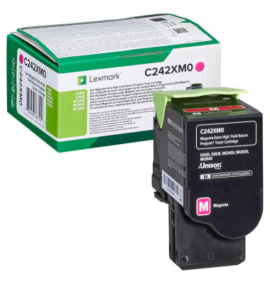 Lexmark C242XM0 magenta Toner