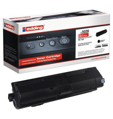 Toner EDD-5039 18-5039 (kompatibel zu Kyocera TK-1150), schwarz, ca. 3000 Seiten