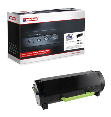Toner 18-6010 schwarz ca 10000 Seiten kompatibel zu 60F2H00
