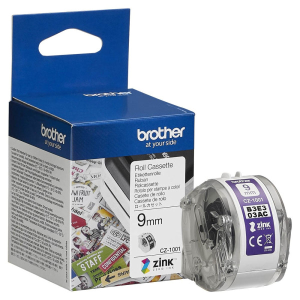 4977766779272 - 0 mm x 5 1 brother Endlospapierrolle für Etikettendrucker CZ-1001 weiß 90 mm x 50 m CZ1001 4977766779272