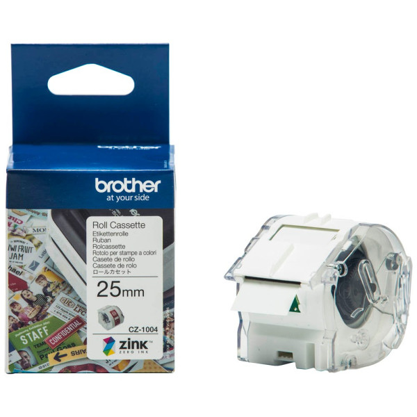 4977766779302 - 0 mm x 5 1 brother Endlospapierrolle für Etikettendrucker CZ-1004 weiß 250 mm x 50 m CZ1004 4977766779302