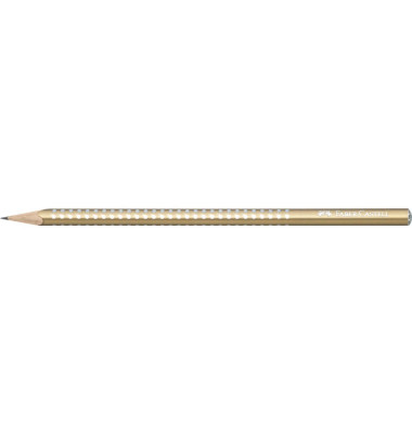 Bleistift SPARKLE PEARL, 118214, H&auml;rte B, pearl gold