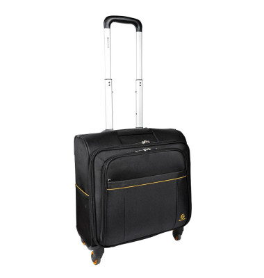 Reise-Trolley Exactive Kunstfaser schwarz