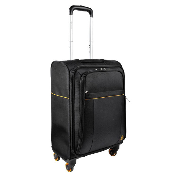 3130630189343 - Exactive Trolley mit Laptop- & Tabletfächern Handgepäckformat TSA-Schloss & USB-Anschluss 4 Rollen schwarz