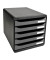Schubladenbox Big-Box Plus 309738D silber/silber 5 Schubladen