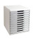 Schubladenbox Modulo 302041D lichtgrau/steingrau 10 Schubladen geschlossen