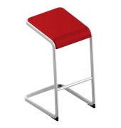 Hocker OCSTOA01/2YUP C-STOOL, rot, bis 110kg