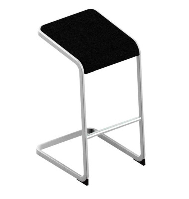 Hocker OCSTOA01/36SK C-STOOL, schwarz, bis 110kg