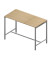 Stehtisch Creo CRTR0160/3H9I 107cm (H), 160x80cm (BxT), rechteckig, eiche / silber