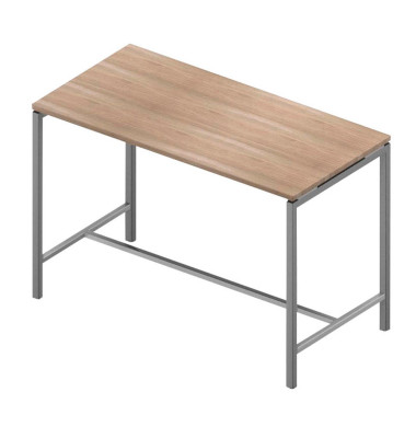 Stehtisch Creo CRTR0160/38SE 107cm (H), 160x80cm (BxT), rechteckig, ulme / silber