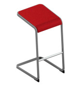 Hocker OCSTOA01/34QI C-STOOL, rot, bis 110kg