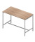 Konferenztisch Creo CRTR0160/39WY, 107cm (H), 160x80cm (BxT), rechteckig, ulme / weiß