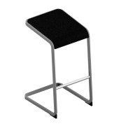 Hocker OCSTOA01/2M6O C-STOOL, schwarz, bis 110kg