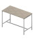 Konferenztisch Creo CRTR0160/3H5O, 107cm (H), 160x80cm (BxT), 4 Personen, rechteckig, beton / weiß