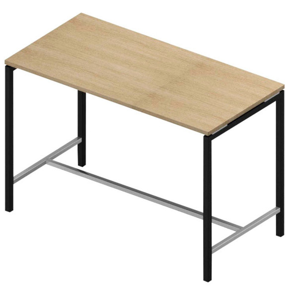 8056039558861 - Stehtisch Creo CRTR0160 38SF 107cm (H) 160x80cm (BxT) rechteckig eiche dunkelgrau 8056039558861 Quadrifoglio 8056039558861 - Stehtisch Creo CRTR0160 38SF 107cm (H) 160x80cm (BxT) rechteckig eiche dunkelgrau 8056039558861 Quadrifoglio