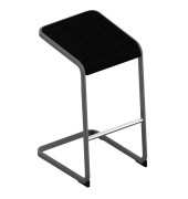 Hocker OCSTOA01/2ZDG C-STOOL, schwarz, bis 110kg