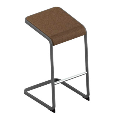 Hocker OCSTOA01/3C2J C-STOOL, braun, bis 110kg Hocker OCSTOA01/3C2J C-STOOL, braun, bis 110kg