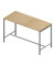Stehtisch Creo CRTR0180/3H9I 107cm (H), 180x80cm (BxT), rechteckig, eiche / silber