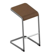 Hocker OCSTOA01/3MB3 C-STOOL, braun, bis 110kg
