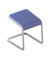Hocker OCSTOB01/2Z67 C-STOOL, hellblau, bis 110kg