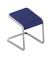 Hocker OCSTOB01/2Z3W C-STOOL, dunkelblau, bis 110kg