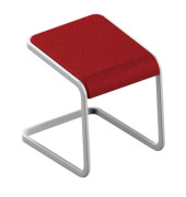 Hocker OCSTOB01/2YUP C-STOOL, rot, bis 110kg