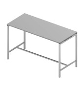 Stehtisch Creo CRTR0180/3EB5 107cm (H), 180x80cm (BxT), rechteckig, grau / weiß