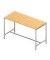 Stehtisch Creo CRTR0180/3MB8 107cm (H), 180x80cm (BxT), rechteckig, buche / weiß