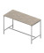 Stehtisch Creo CRTR0180/3H5O 107cm (H), 180x80cm (BxT), rechteckig, beton / weiß