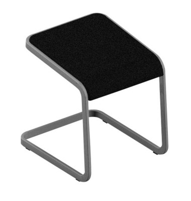 Hocker OCSTOB01/2M6O C-STOOL, schwarz, bis 110kg