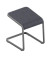 Hocker OCSTOB01/3MB1 C-STOOL, anthrazit, bis 110kg