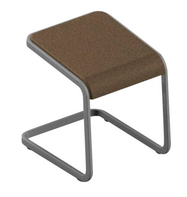 Hocker OCSTOB01/3MB3 C-STOOL, braun, bis 110kg