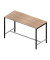 Konferenztisch Creo CRTR0180/399Q, 107cm (H), 180x80cm (BxT), rechteckig, ulme / dunkelgrau