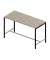 Konferenztisch Creo CRTR0180/3MBB, 107cm (H), 180x80cm (BxT), rechteckig, beton / dunkelgrau