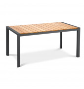 BEST Gartentisch Paros braun rechteckig